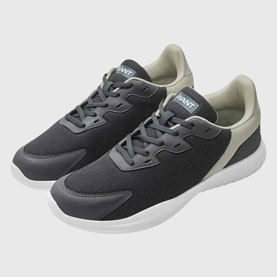 AVANT Men's Luxe Walking Shoes-D.Grey/White UK7