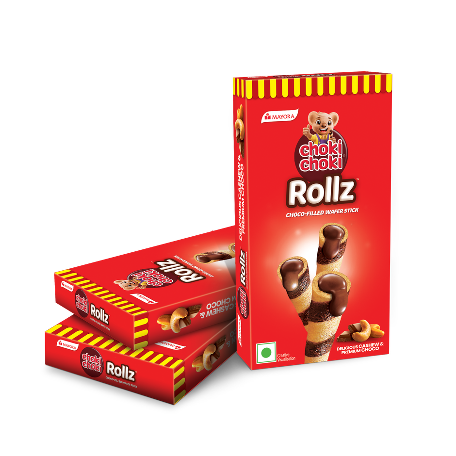 Choki Choki Rollz Choco filled Wafer Stick - 1 pack (45 g)