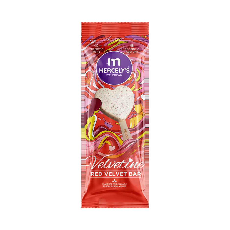 Mercely's Red Velvet Velvetine Bar Ice Cream Stick