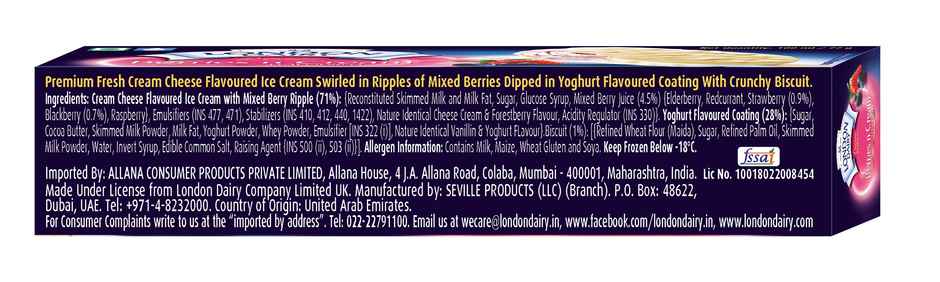 London Dairy-Berry'S N Cream Stick