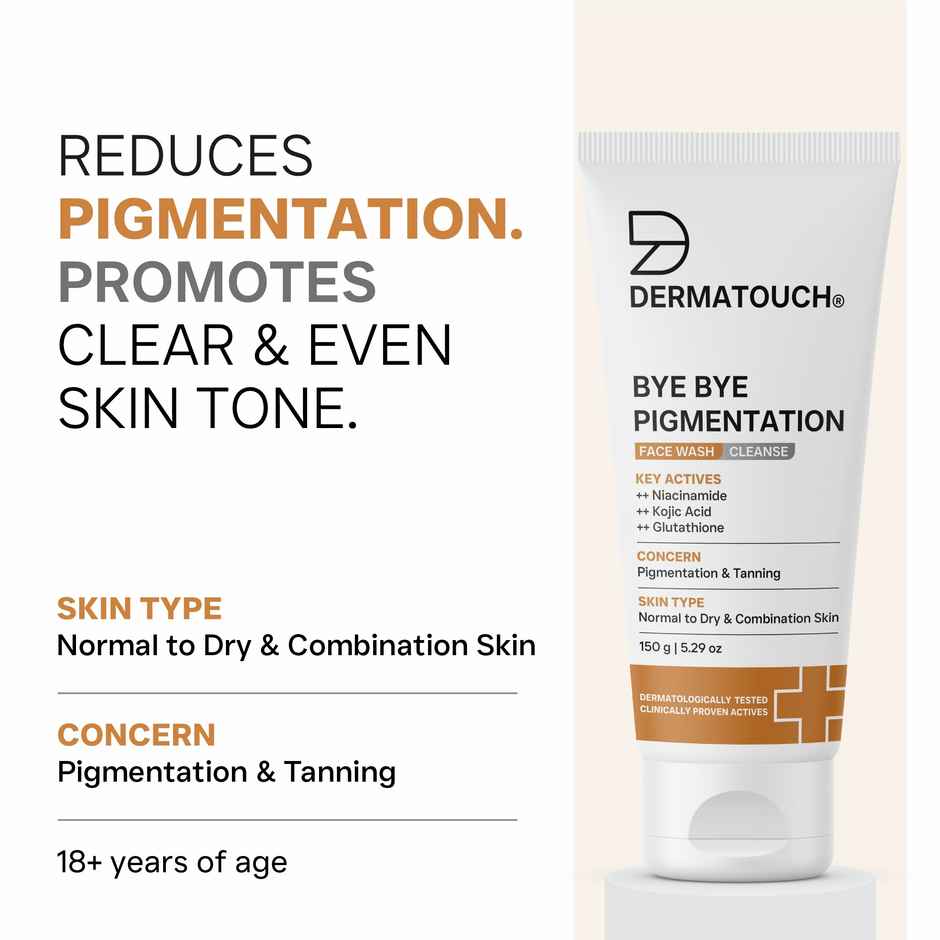 Dermatouch Bye Bye Pigmentation Face Wash Anti Pigmentation Face Wash For Women & Men