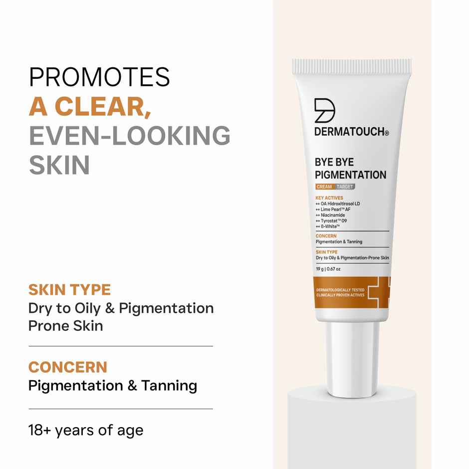 Dermatouch Bye Bye Pigmentation Removal Cream For Women/Men With Niacinamide