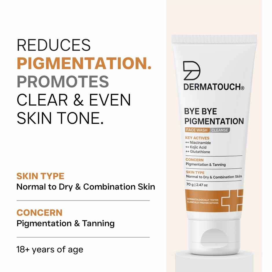Dermatouch Bye Bye Pigmentation Face Wash Anti Pigmentation Face Wash For Women & Men