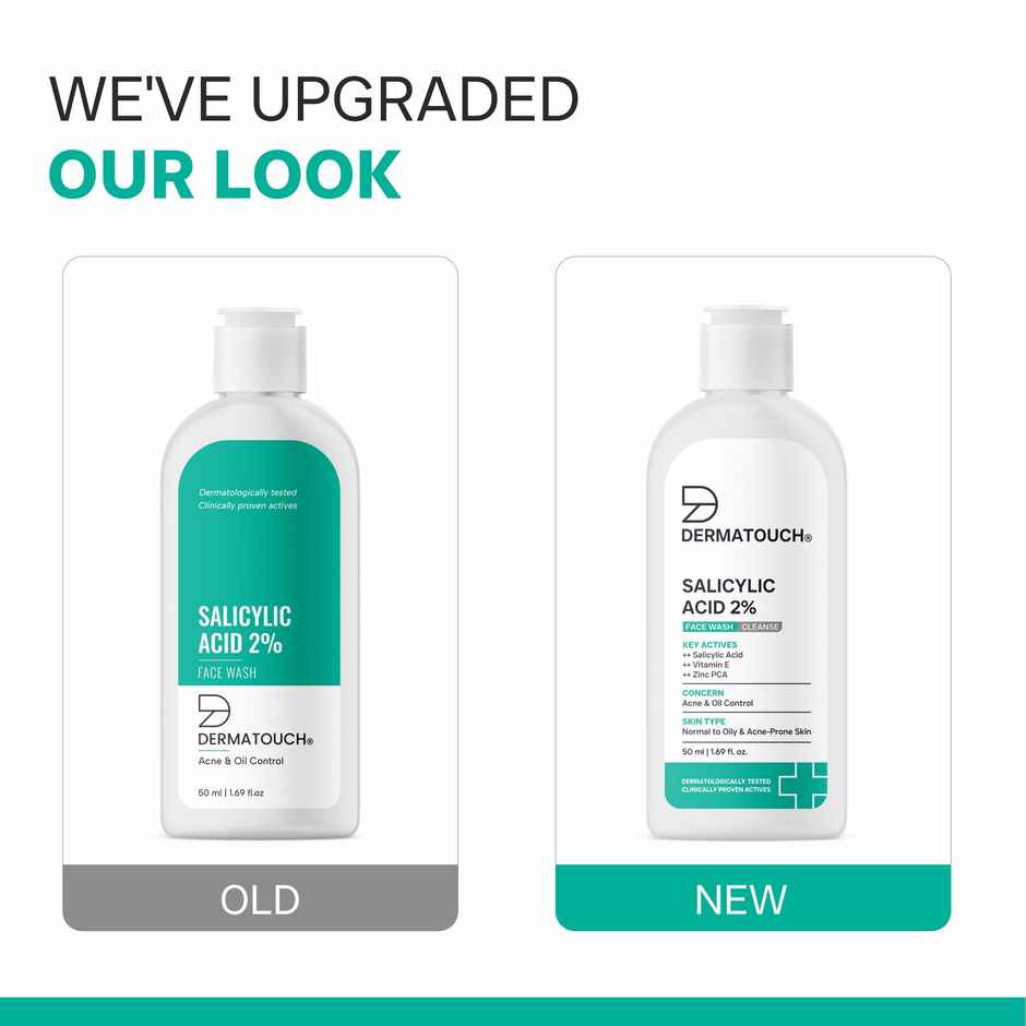 Dermatouch Salicylic Acid Face Wash For Acne & Oil Control