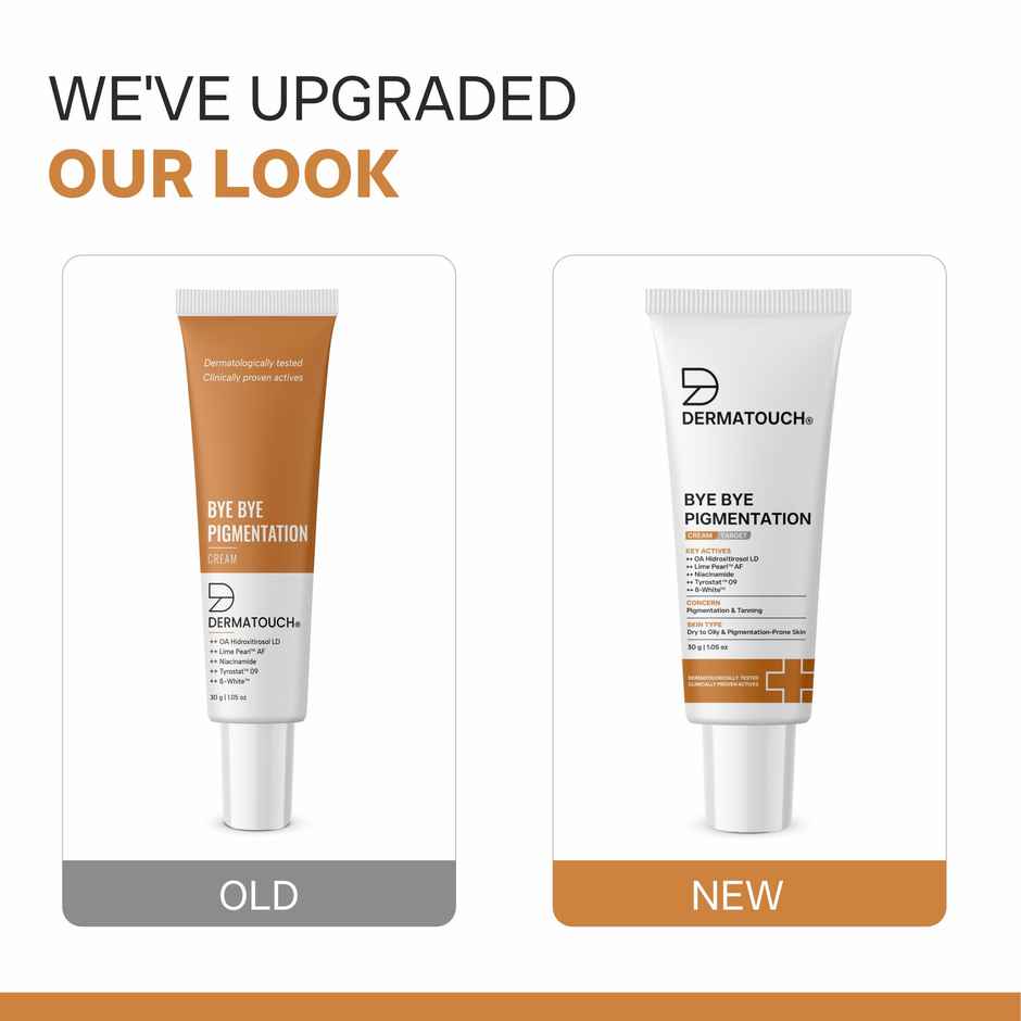 Dermatouch Bye Bye Pigmentation Removal Cream For Women & Men With Niacinamide