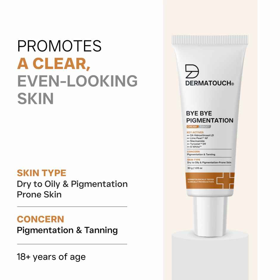 Dermatouch Bye Bye Pigmentation Removal Cream For Women & Men With Niacinamide