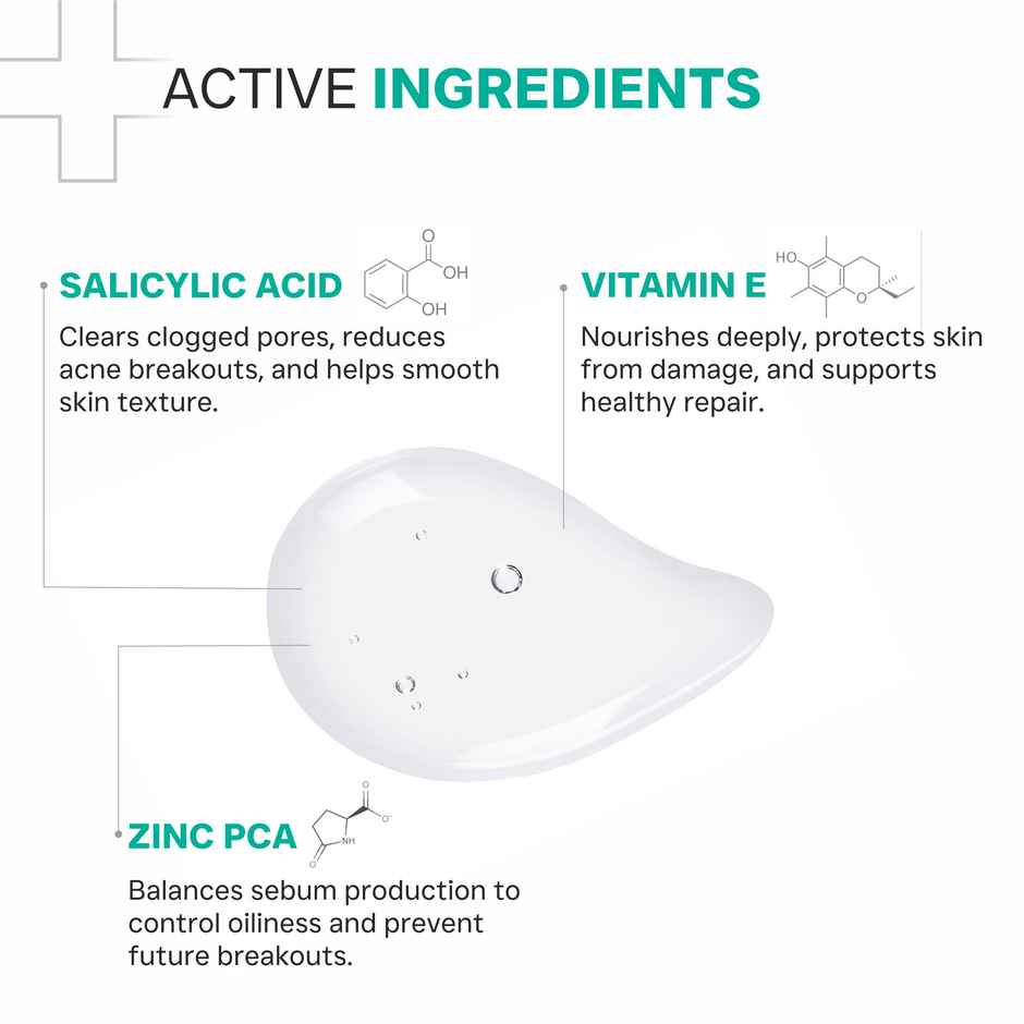 Dermatouch Salicylic Acid Face Wash For Acne & Oil Control