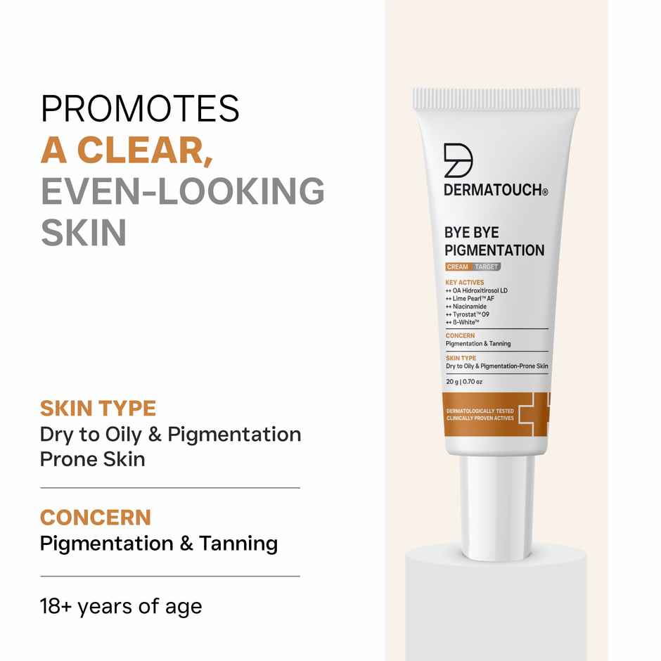 Dermatouch Bye Bye Pigmentation Removal Cream Anti Pigmentation Cream Niacinamide For Women & Men