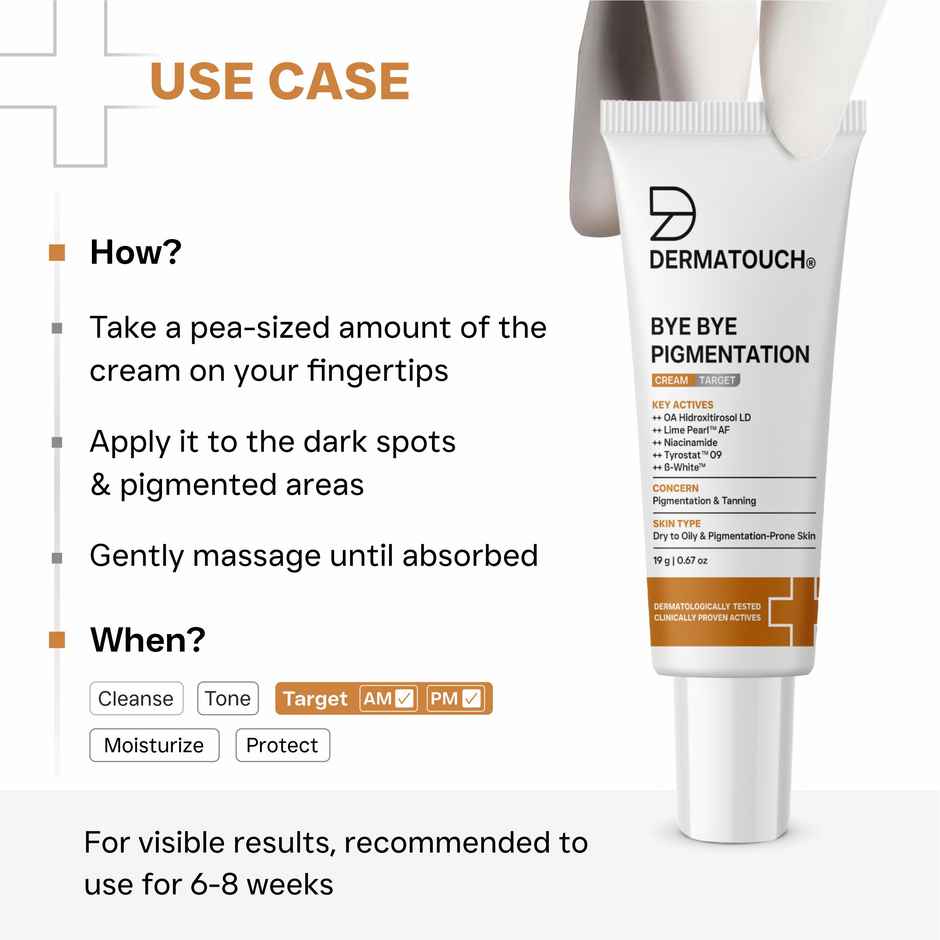 Dermatouch Bye Bye Pigmentation Removal Cream For Women/Men With Niacinamide
