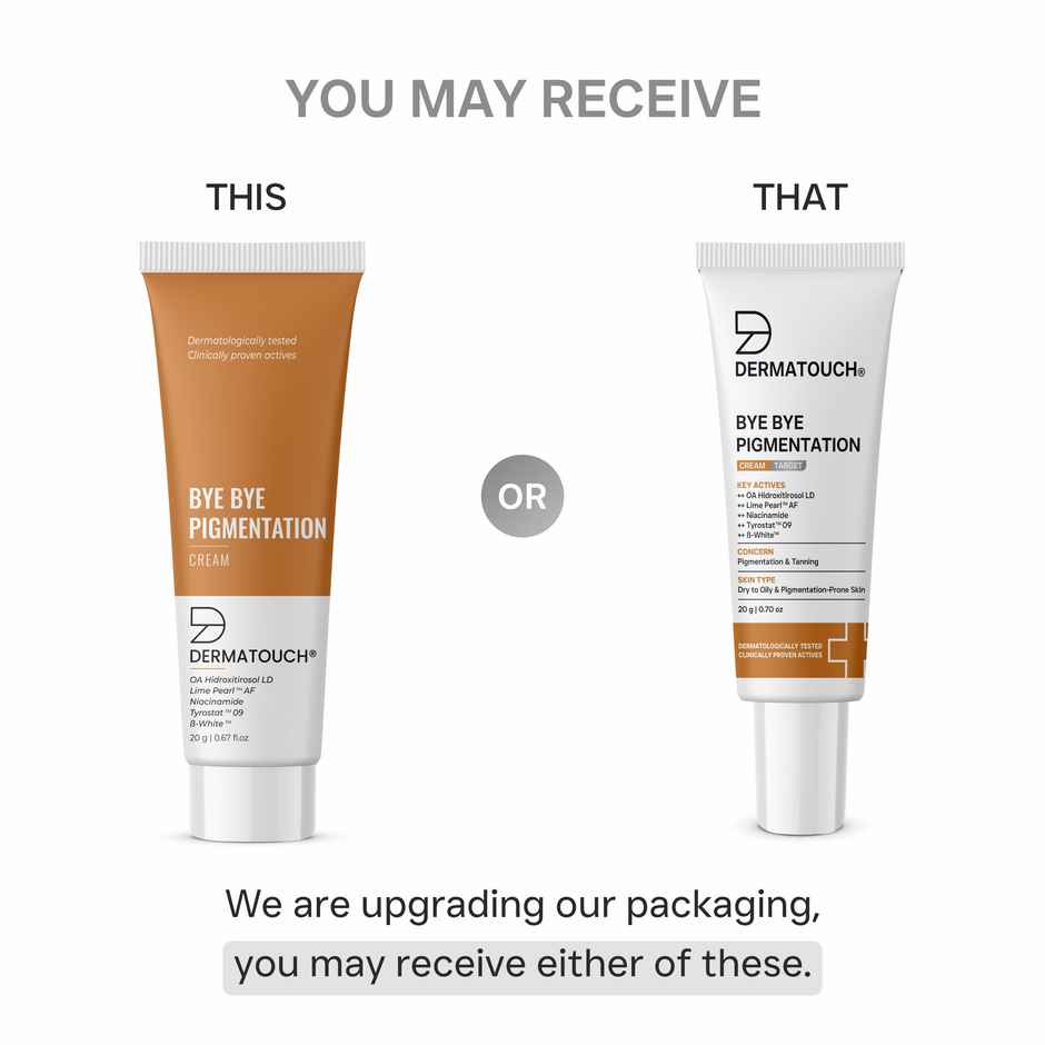 Dermatouch Bye Bye Pigmentation Removal Cream Anti Pigmentation Cream Niacinamide For Women & Men