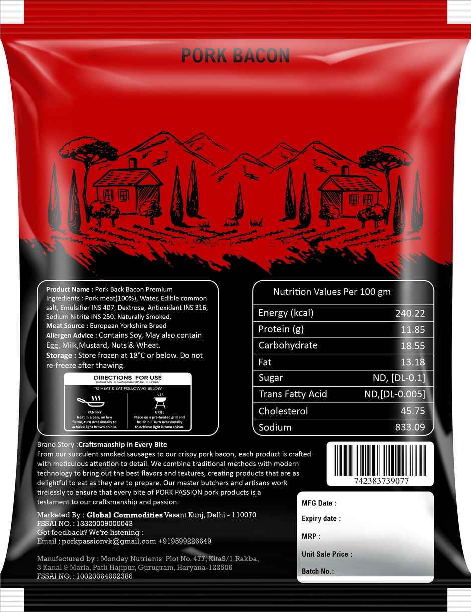 Pork Passion Pork Bacon