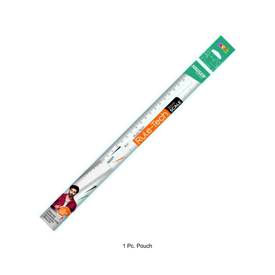 Hauser Rule Tech 30 Mm Plastic Scale