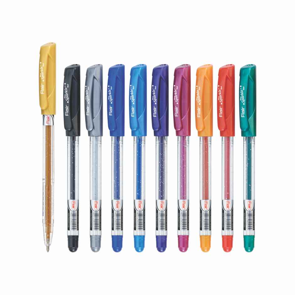 Flair Glitter Pen Pack Of 10