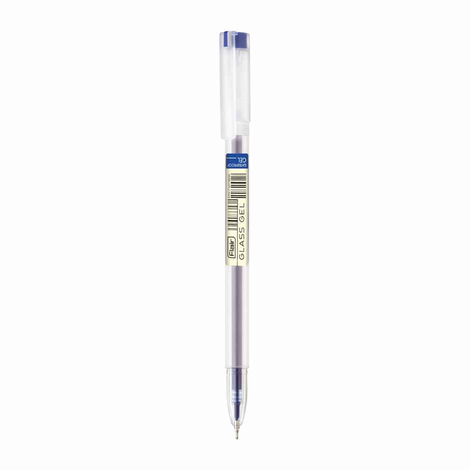 Flair Glass Gel Pen Blue Pack Of 5