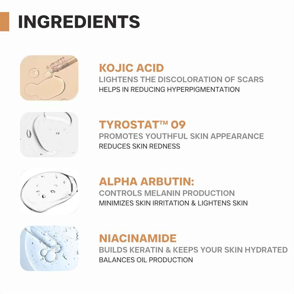 Dermatouch Kojic Acid Cream For Pigmentation & Dark Spots