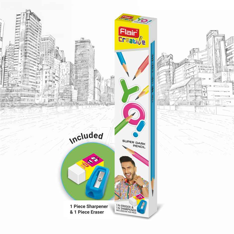 Flair Yo Super Dark Pencil Pack of 10