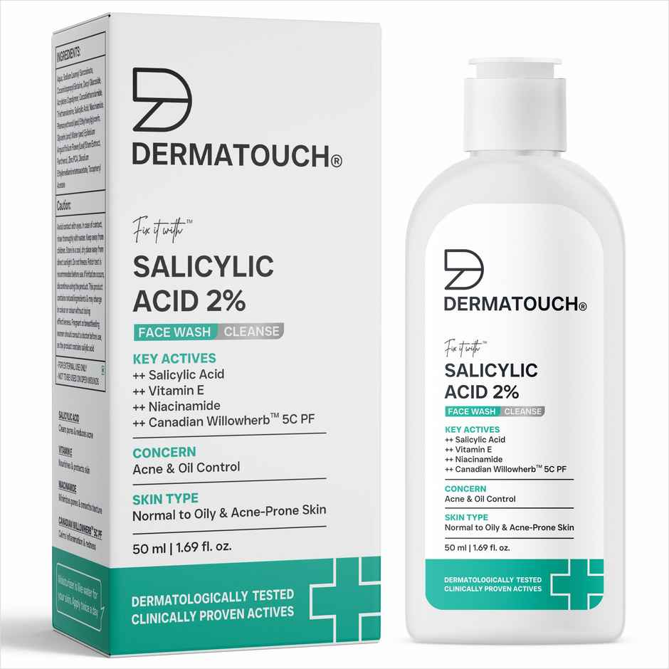 Dermatouch Salicylic Acid Face Wash For Acne & Oil Control