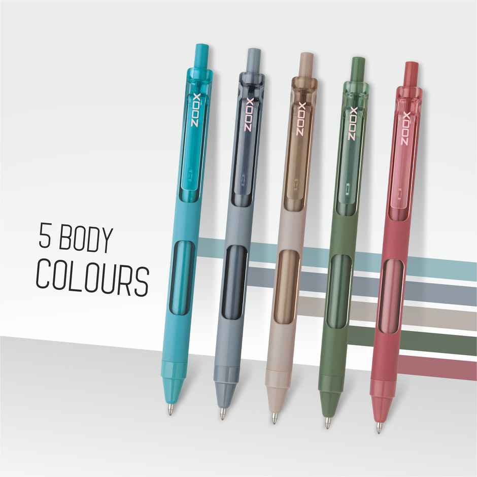 Zoox F7 Gel Pen Blue Ink Assorted