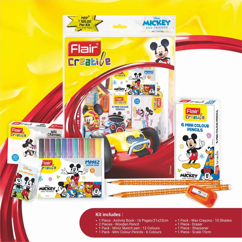 Flair Creative Disney Mickey Mouse Kit 100 | Fun & Creative
