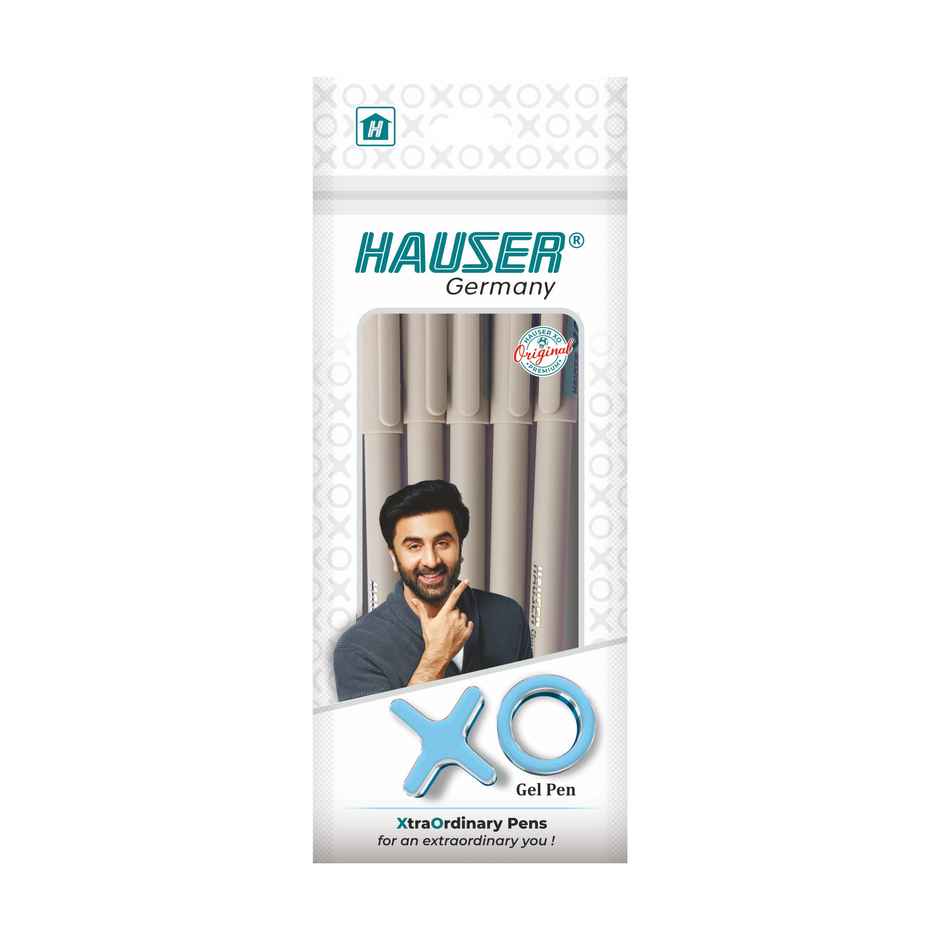 Hauser Xo Gel Pen Blue Pack Of 5