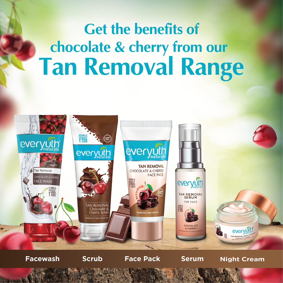 Everyuth Naturals Choco Cherry Tan Removal Face Wash