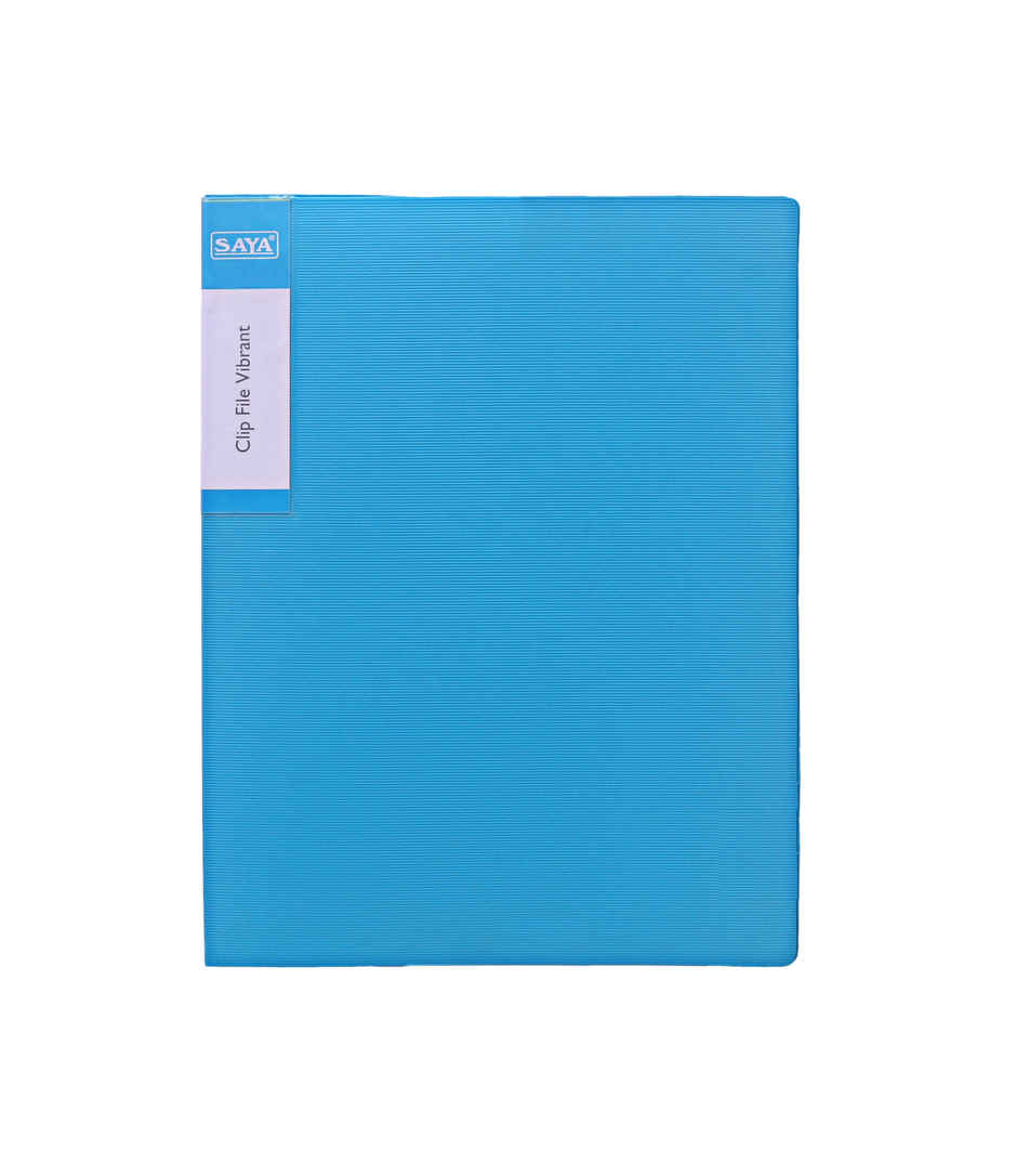 Saya Punchless Clip File - A4 Report Folder, Durable Document Organizer | Assorted