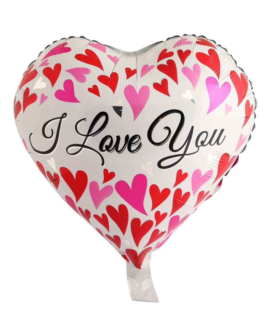 Foil Balloon Heart Shaped (Colour May Vary)