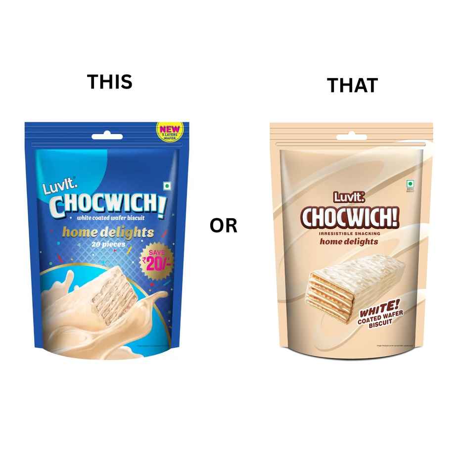 Luvit Chocwich White Home Delights Wafer Biscuits