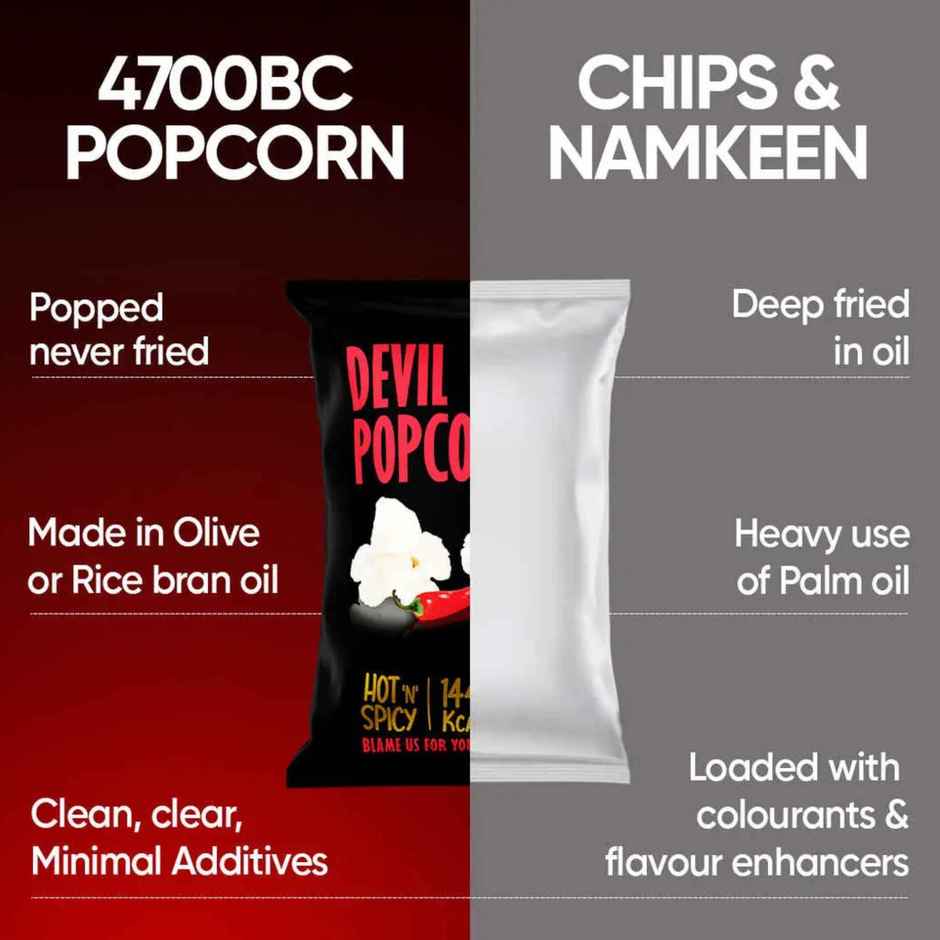 4700BC Devil Popcorn | Jumbo Size | Zero Palm Oil