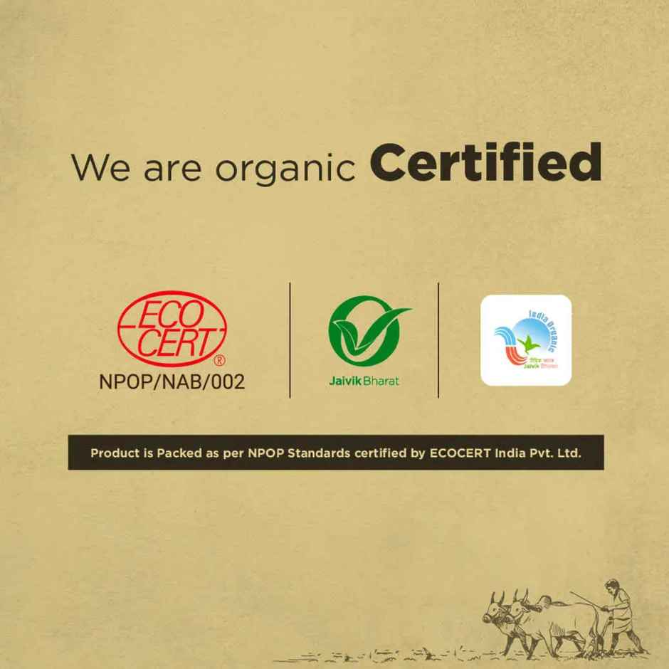 Bharat Organics Unpolished Arhar Dal