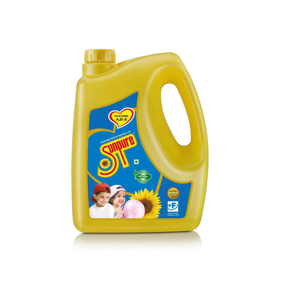 Sunpure Sunflower Cooking Oil Hdpe Can