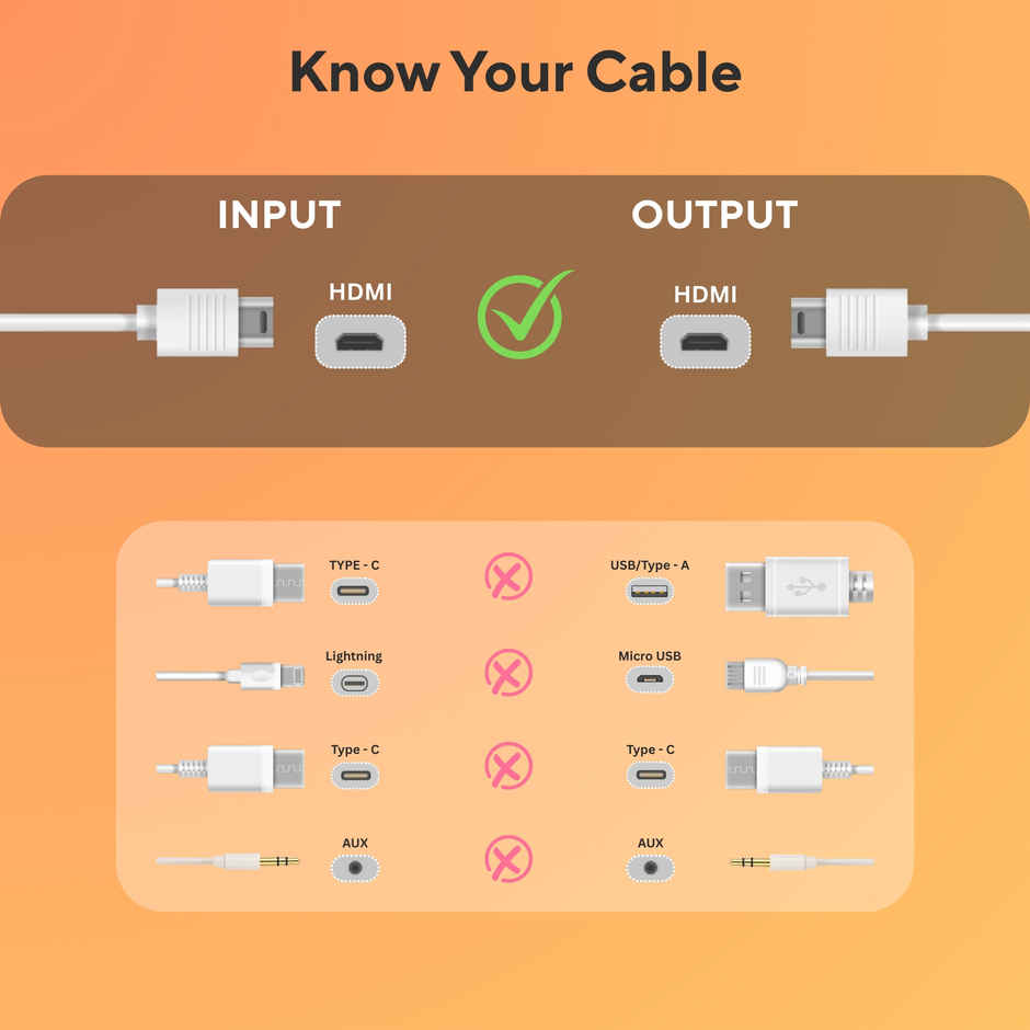 Portronics Konnect Stream 4K,60Hz HDMI to HDMI Cable, Flexible Premium 5M Length with Support eARC and Compatible with Smart HDTV, Laptop, Monitor, Projector, eARC enable Soundbar - Grey