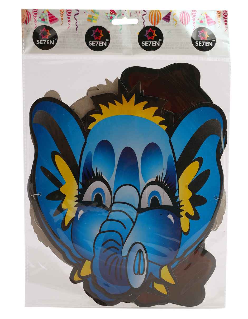Party Paper Mask 10 Pcs Assorted | Se7en