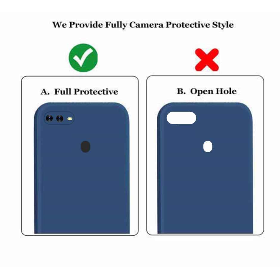 Artistque Case for Oppo A7 / Oppo A5s Back Case - Plain Liquid Silicone Cover