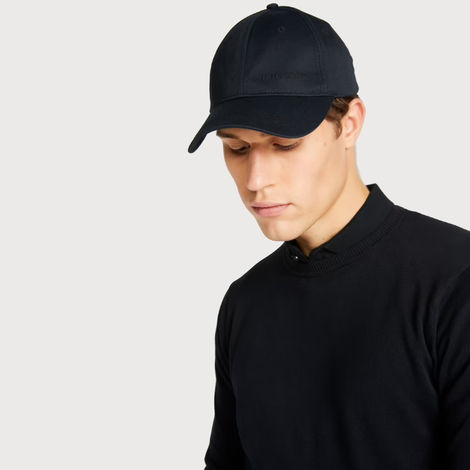 Decathon | Inesis Unisex Solid Polyester Snapback Cap | Black - One Size