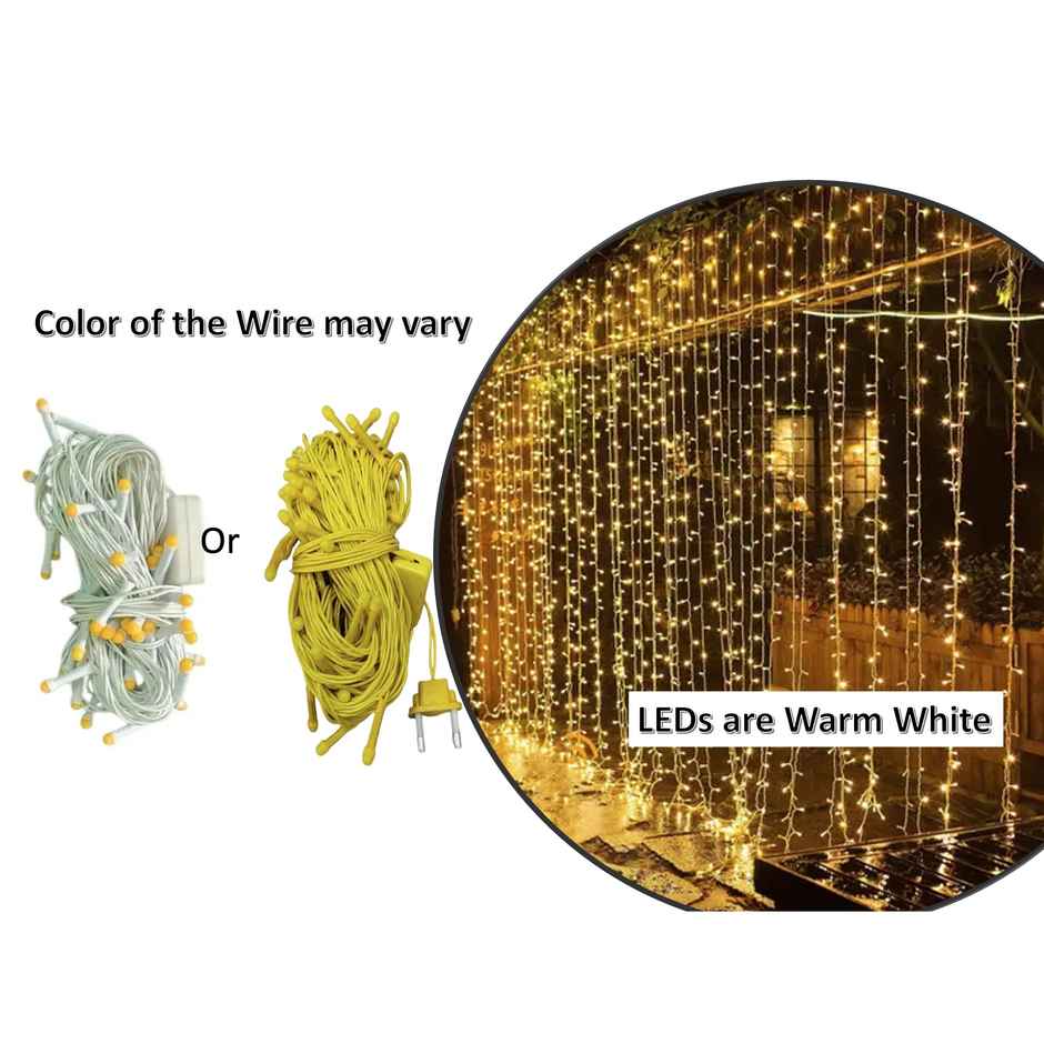 Quace 12M Warm White String Light Combo