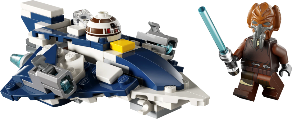 LEGO Star Wars Plo Koons Jedi Starfighter Microfighter Building Toy 75400