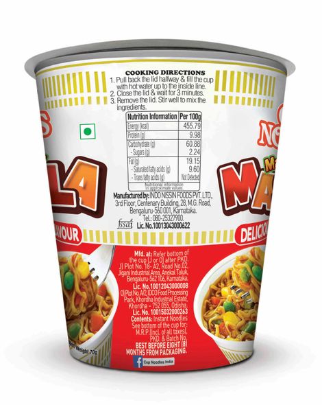 Nissin Cup Mazedaar Masala Combo