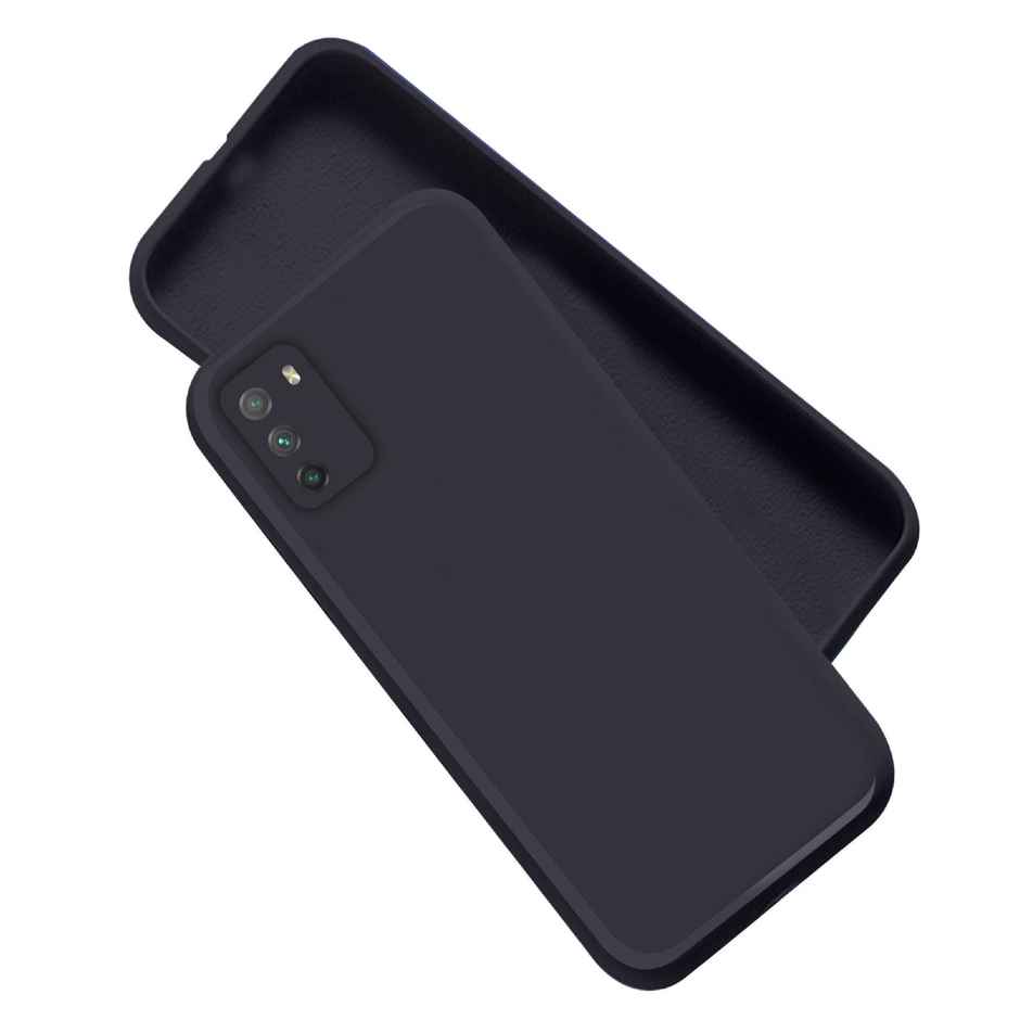 Artistque Case for Poco M3 Back Cover - Plain Liquid Silicone