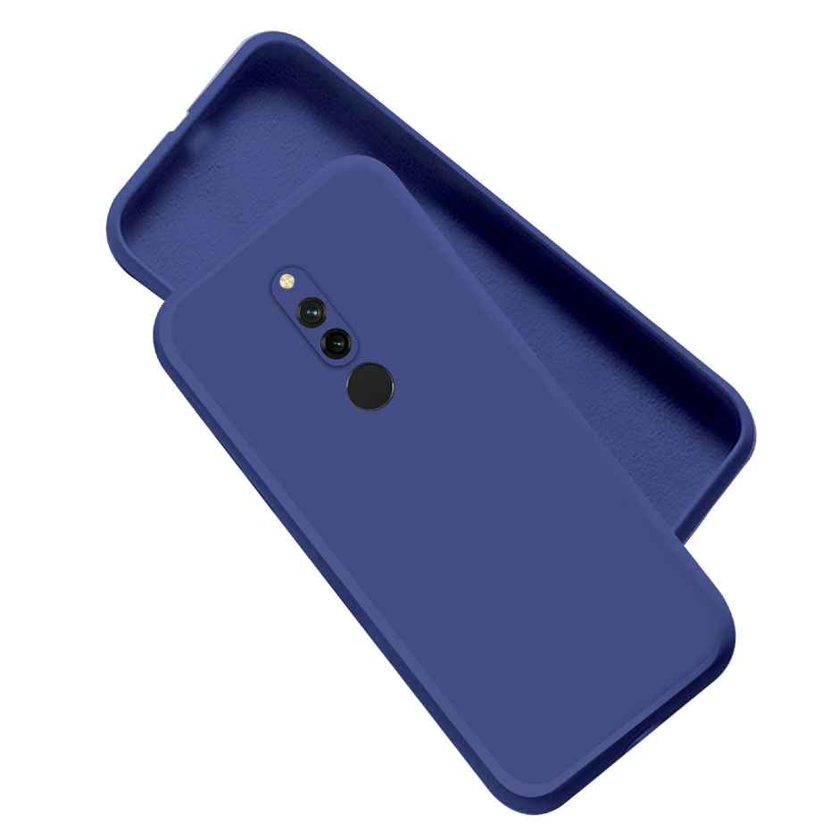Artistque Case for Mi Redmi 8 Back Cover - Plain Liquid Silicone Case