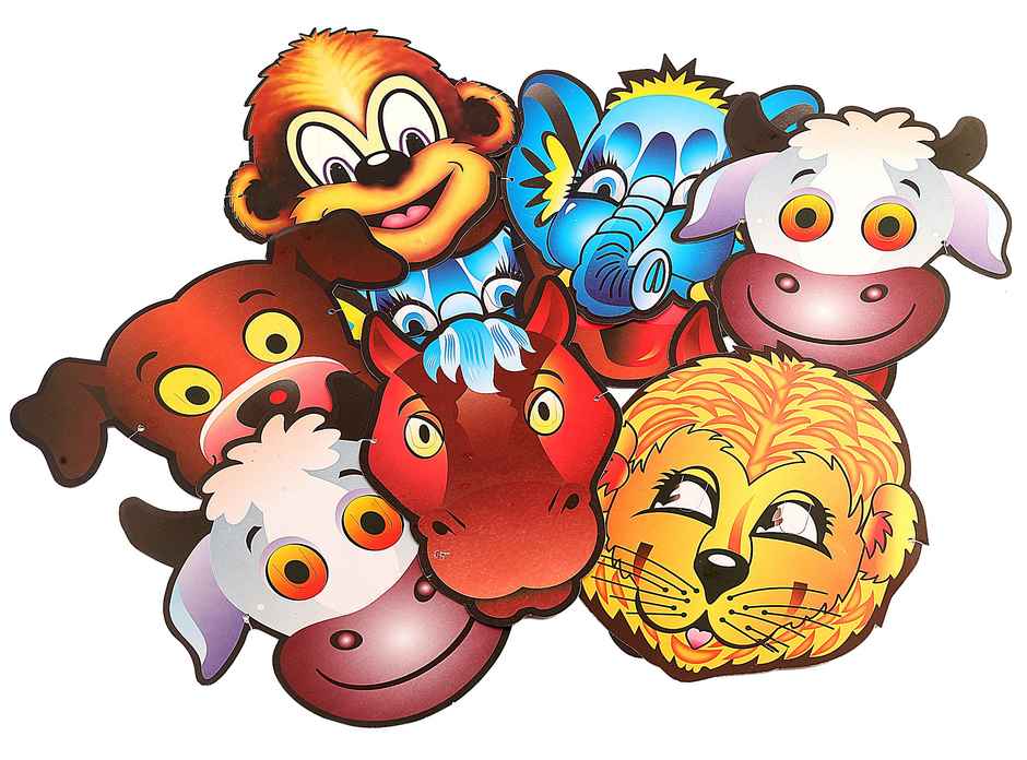 Party Paper Mask 10 Pcs Assorted | Se7en