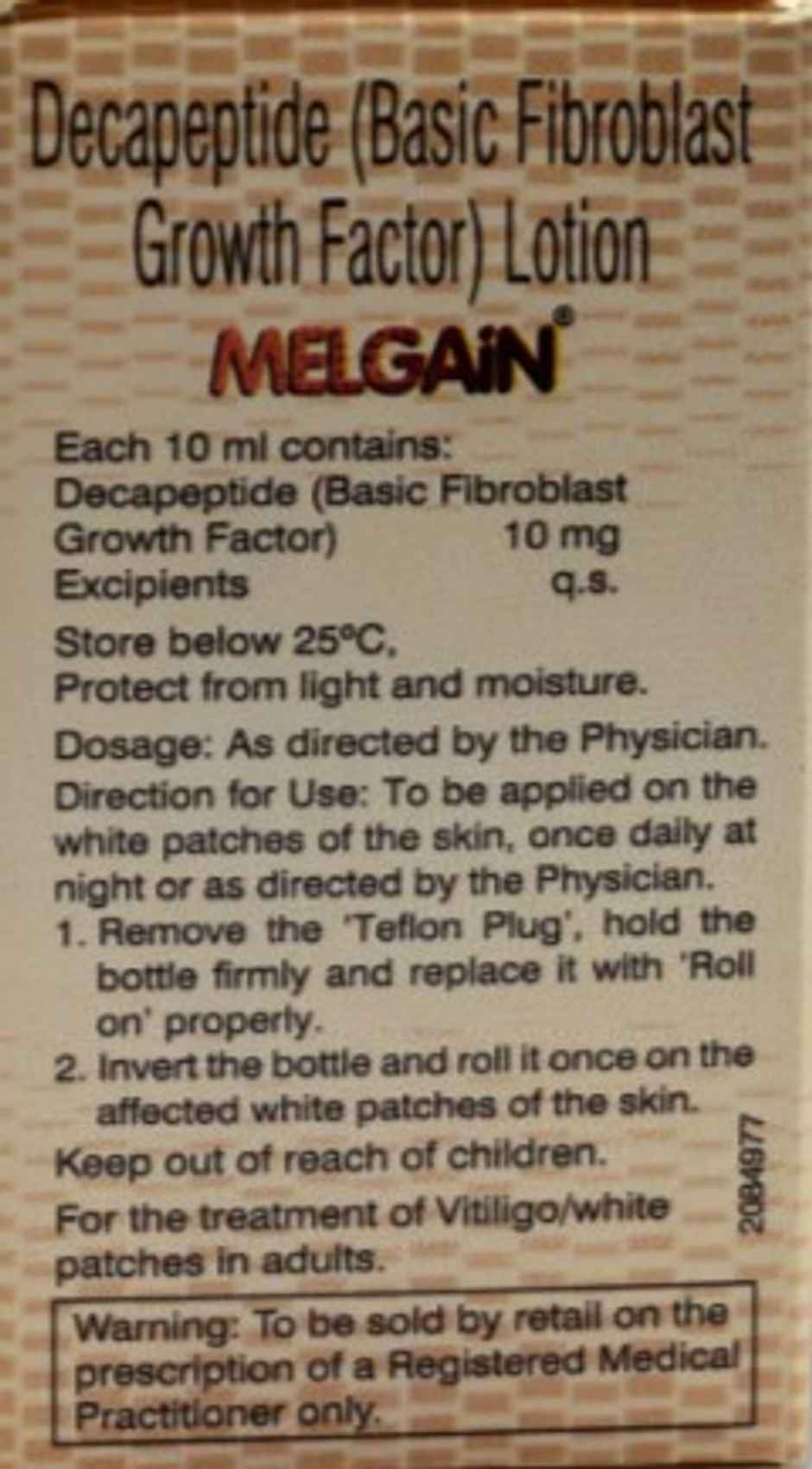 Melgain Lotion