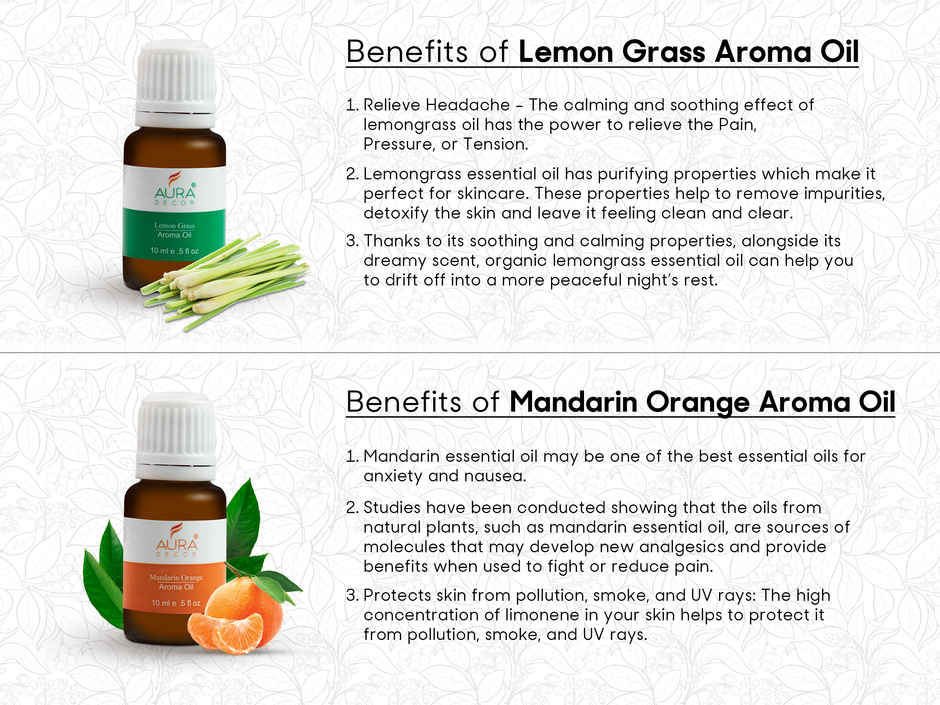 Auradecor Aroma Oil Set | Fragrance Type 1