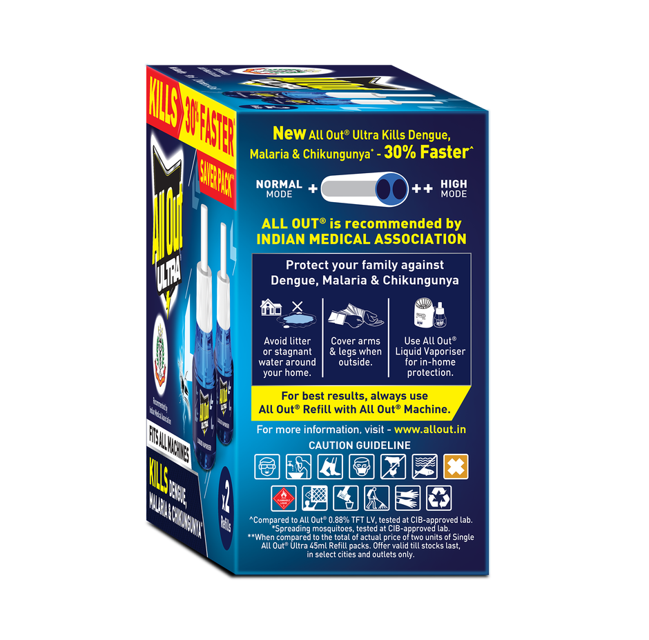 All Out Ultra Sattva Liquid Vaporiser Mosquito Repellent Refill