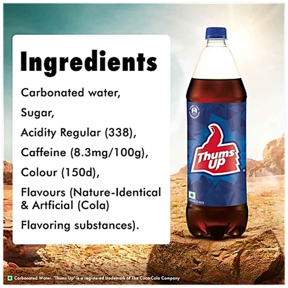 Thums Up Soft Drink | Carbonated Beverage