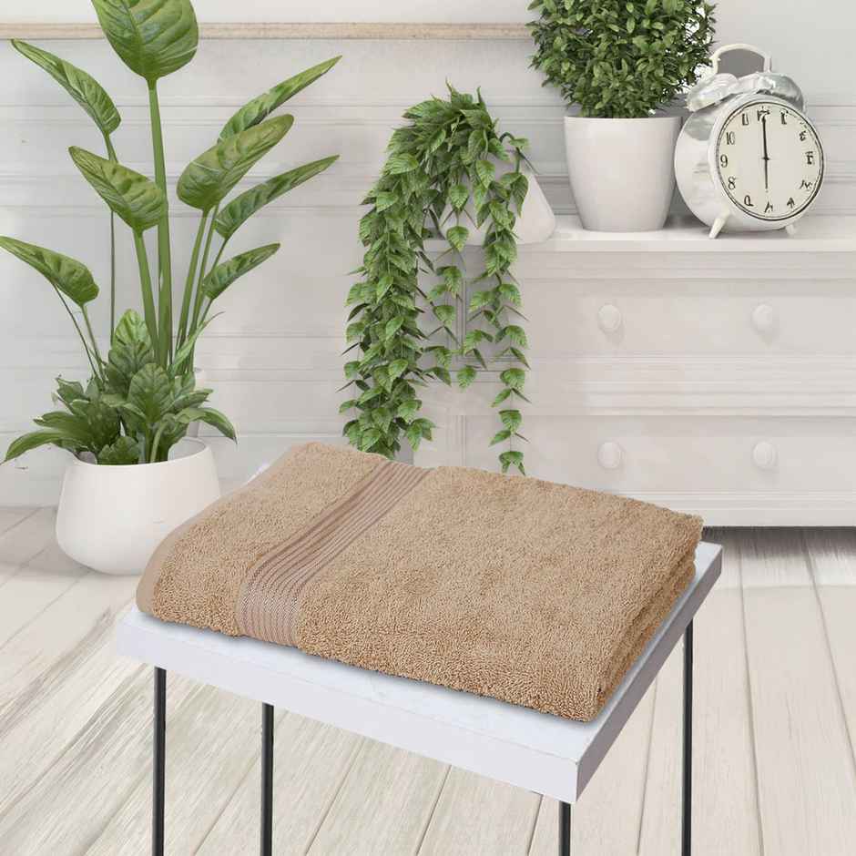 Bianca Bath Towel | Soft Cotton | 400 GSM | Beige - KOPA