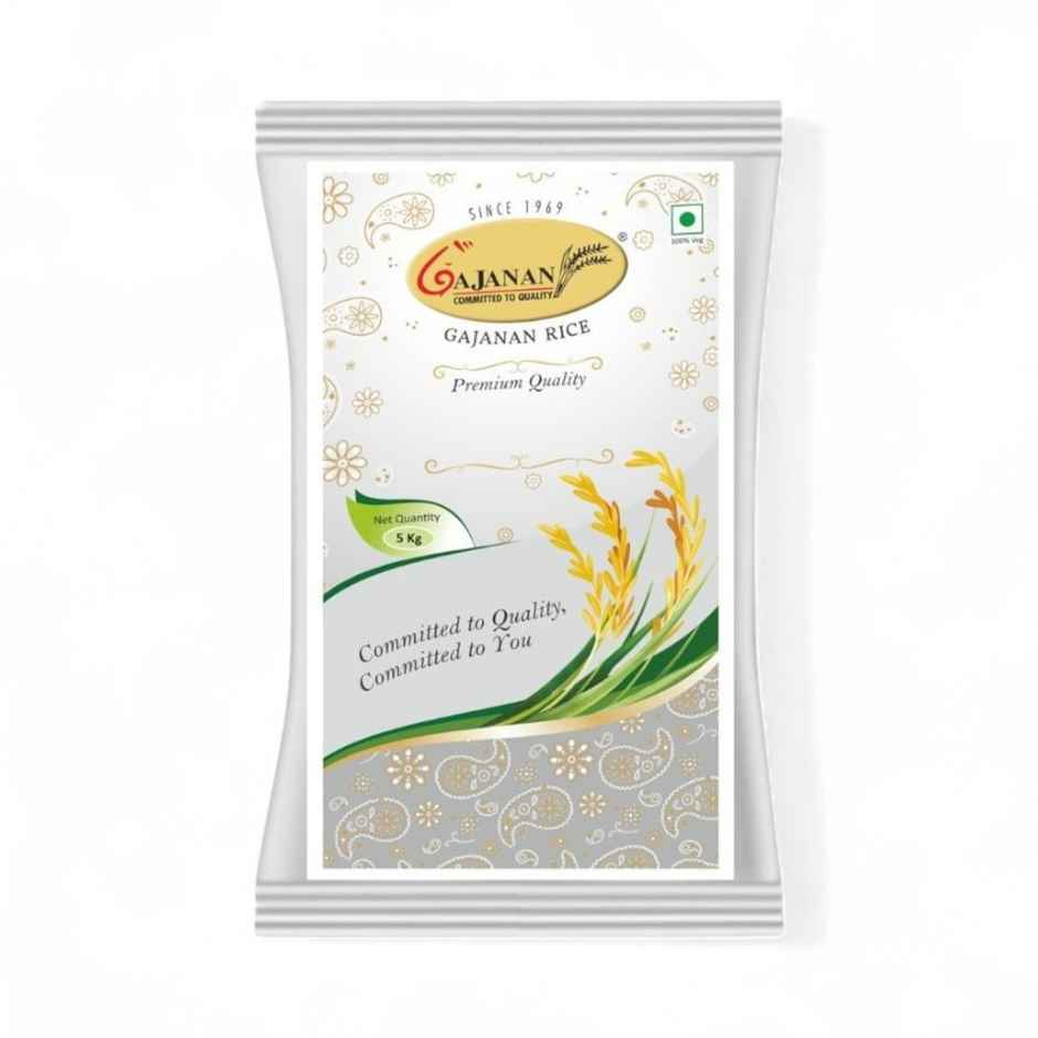 Gajanan Silver Plus Premium Wada Kolam Raw Rice | Aged