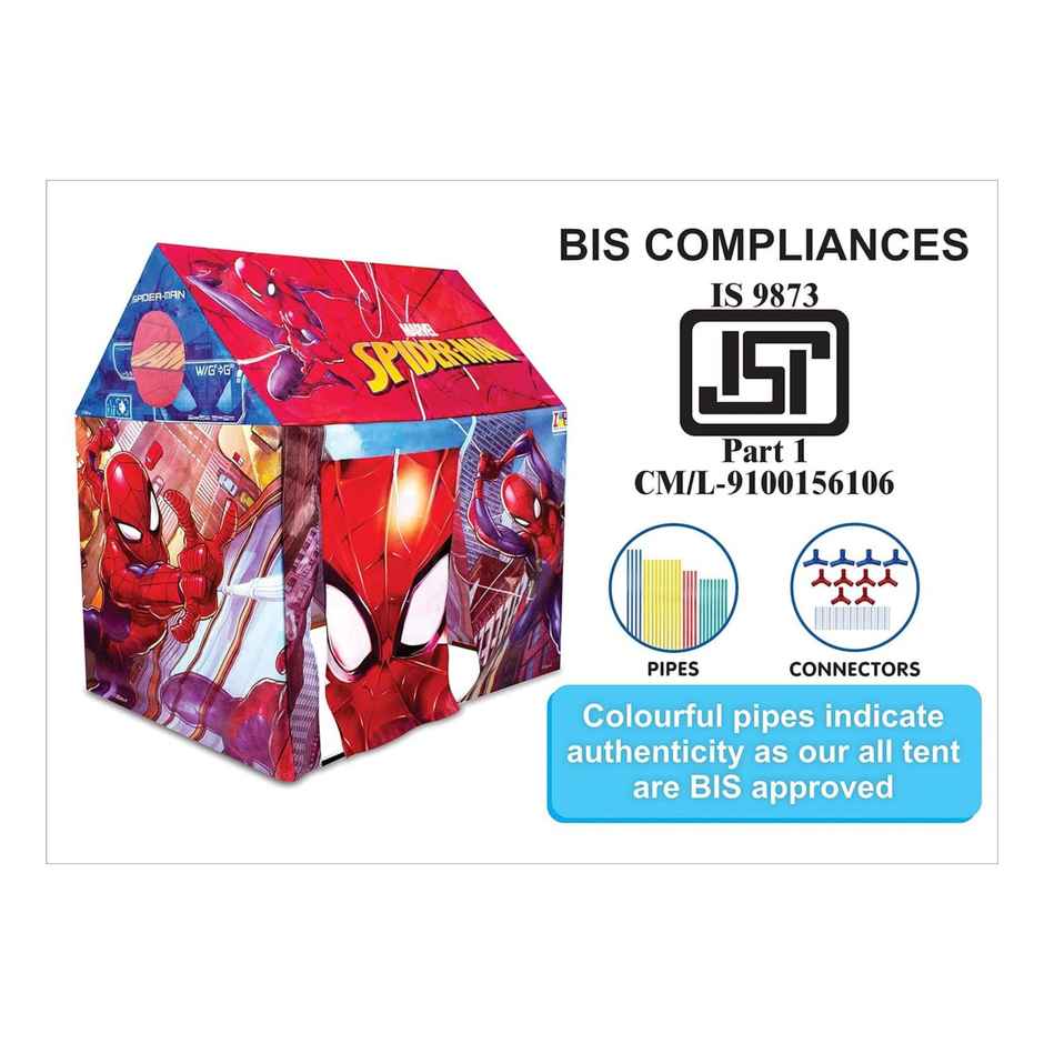 Itoys Marvel Spiderman Theme Jumbo Size Home Pretend Play House Tent For Kids Girls And Boys