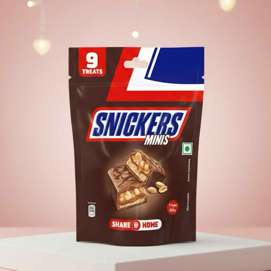 Snickers Minis Chocolate Pack Loaded with Peanuts Nougat & Caramel Combo