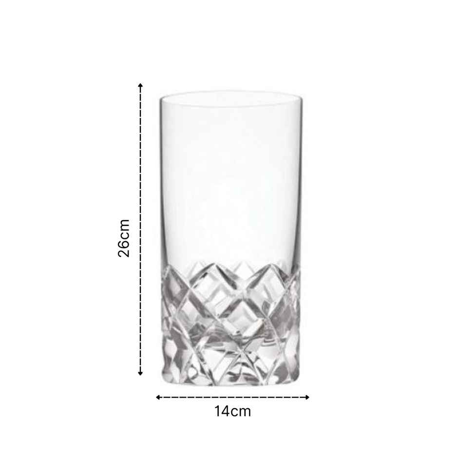 Roxx Laurus HB Tumbler Glass - 265 ml | Pack of 6